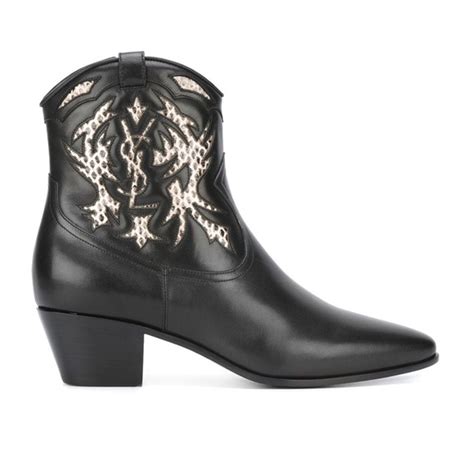 ysl cowboy boots|yves saint laurent libre boots.